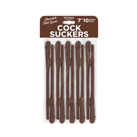 Cock Suckers Pecker Straws – Chocolate Lovers Pack of 10