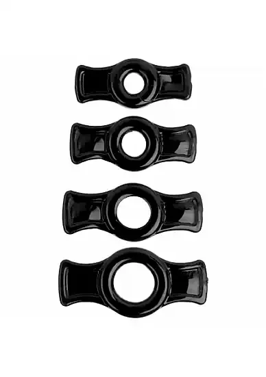 Cockringe Set schwarz