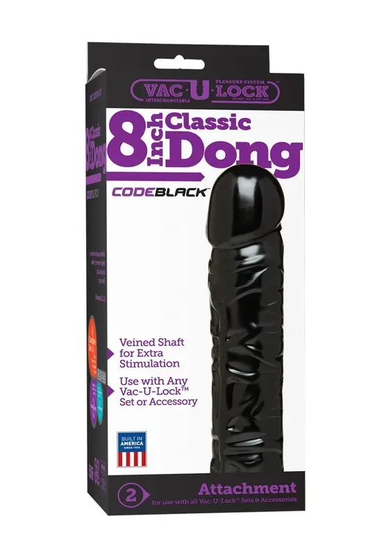 CodeBlack Classic Dong – 8″ / 20 cm