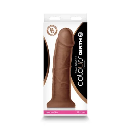 Colours Dual Density 7′ Dildo – Brown
