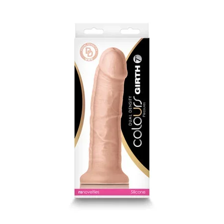 Colours Dual Density 7′ Dildo – White