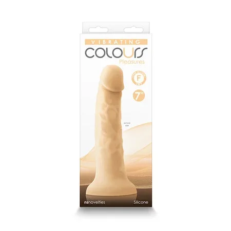 Colours Pleasures 7′ Vibrating Dong – White