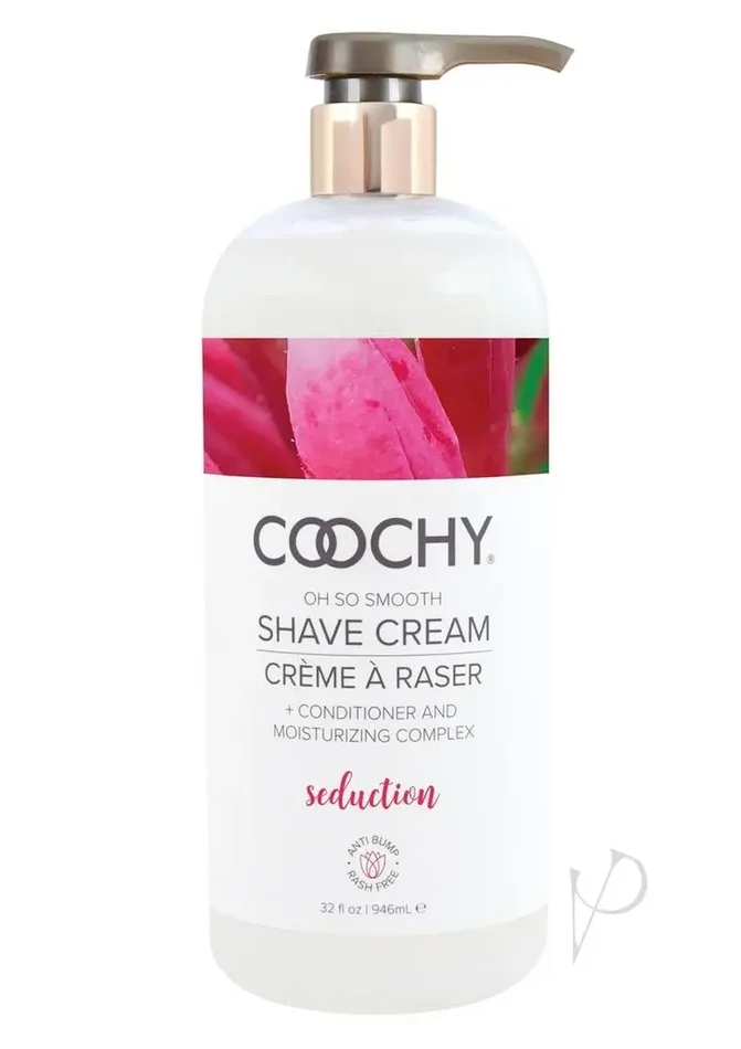COOCHY Seduction Shave Cream – 32 oz Honeysuckle/Citrus