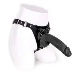 COXXX Strap-On black mit 24 x 5 cm COXXX Caspar Dildo mit starkem Saugfuß black