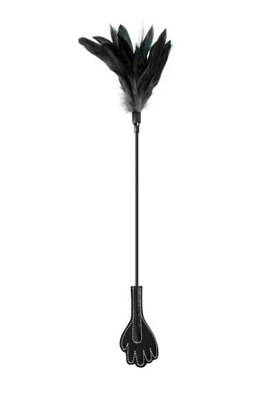 Cravache A Tapette Schwarz 2