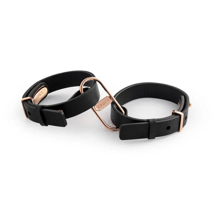Crave – ICON Cuffs Black/Rose Gold