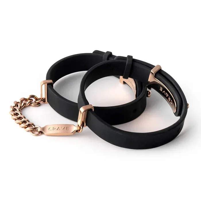 Crave – ID Handschellen – Schwarz/Roségold