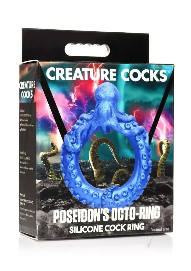 Creature Cocks Poseidons Octo Ring Blue