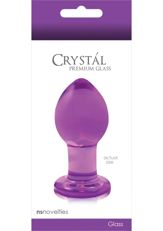 Crystal Butt Plug Medium – Purple