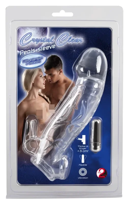 Crystal Clear Penisleeve Vibro