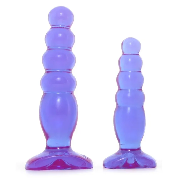 Crystal Jellies Anal Delight Trainer Kit in Purple