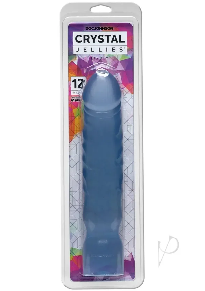 Crystal Jellies Big Boy Dong Sil A Gel 12 Inch Clear