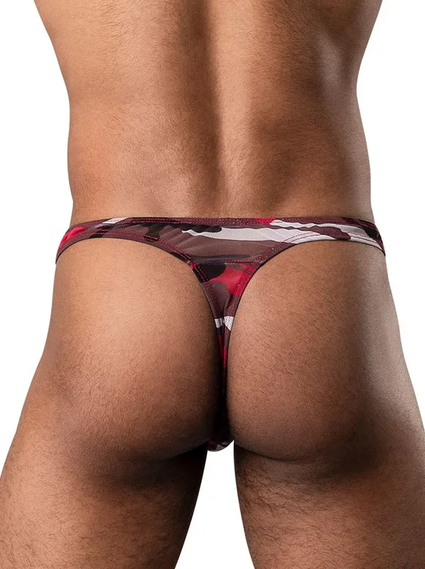 CUMOUFLAGE BONG THONG RED S/M