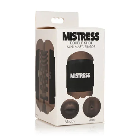 Curve Novelties Mistress Mini Double Stroker Ass & Mouth – Dark