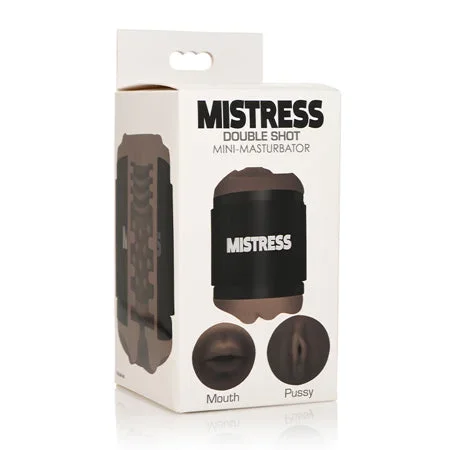 Curve Novelties Mistress Mini Double Stroker Mouth & Pussy – Dark