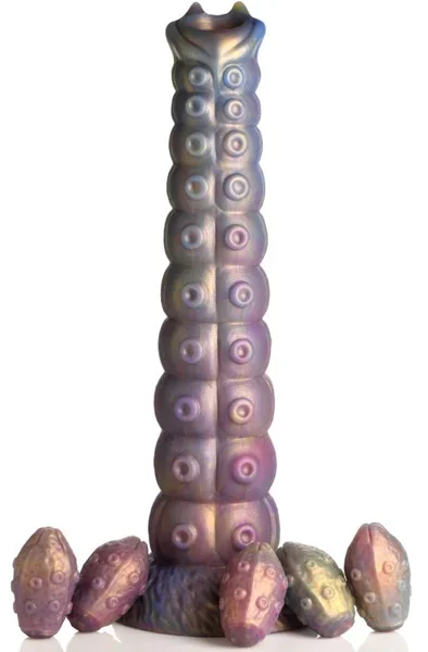 Deep Invader Tentakel-Dildo mit Eiern 29,5 cm