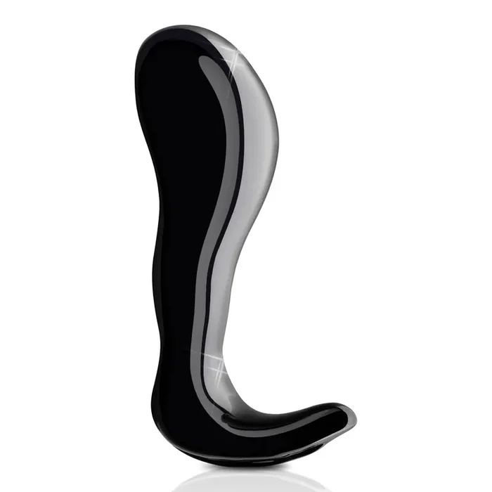 Dildo aus Glas Icicles No 45 in Schwarz