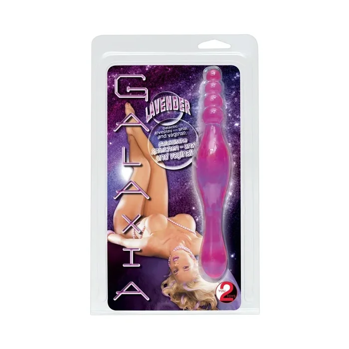 Dildo »Galaxia Lavender« – Extrem biegsam – Lila/Transparent