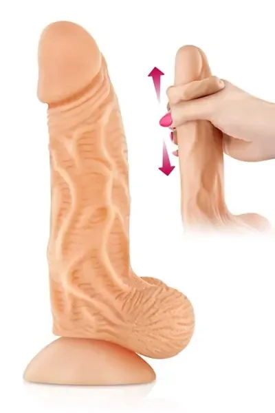 Dildo mit beweglicher Vorhaut ‘Jo‘