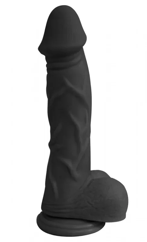 Dildo mit Saugfuß – schwarz