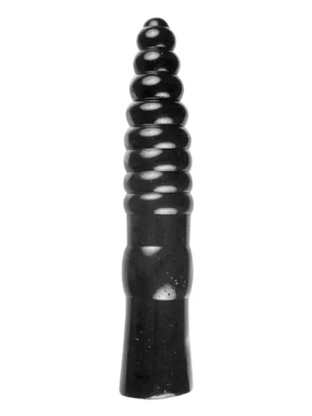 Dildo mit vielen Wölbungen II – schwarz