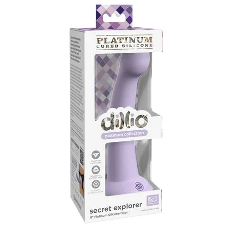Dillio Platinum 6′ Secret Explorer Silicone Dildo – Purple