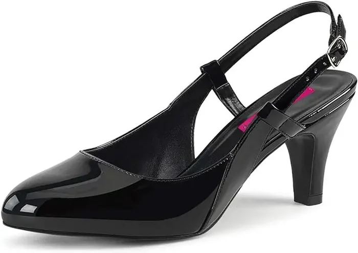 Divine-418 (High Heel Größe 10 – Gr. 40, Farbe Schwarz)
