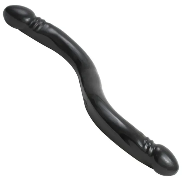 Doc Johnson – Klassischer Doppel-Dildo – Schwarz
