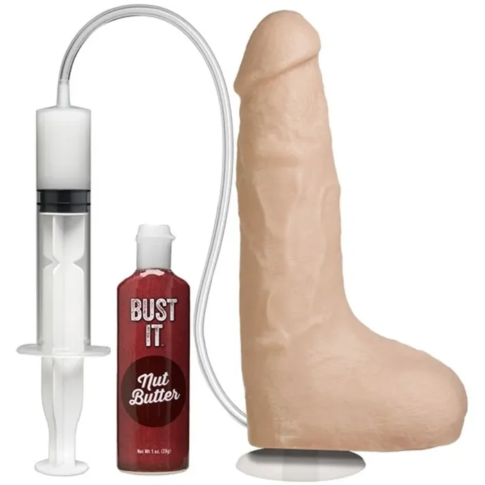Doc Johnson – Realistische Spritzende Penis – Beige