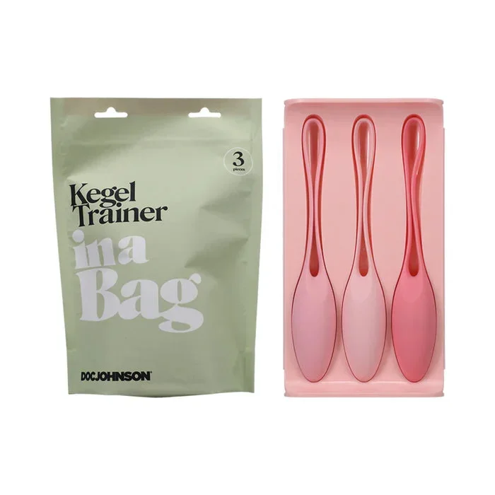 Doc Johnson Kegel Trainer Set In A Bag 3-Piece – Pink
