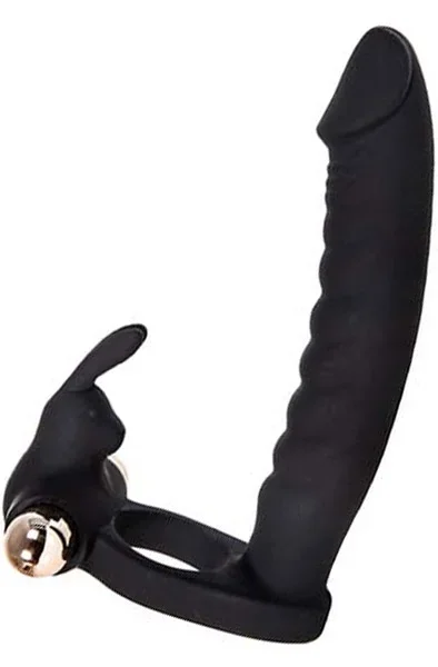 Doppel Penetrator mit wiederaufladbarer goldener Kugel