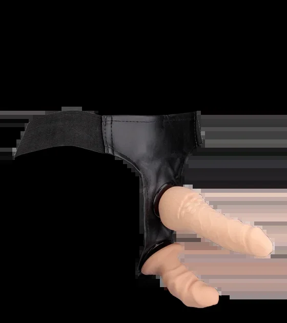 Doppel-Strap-On mit abnehmbarem Dildo