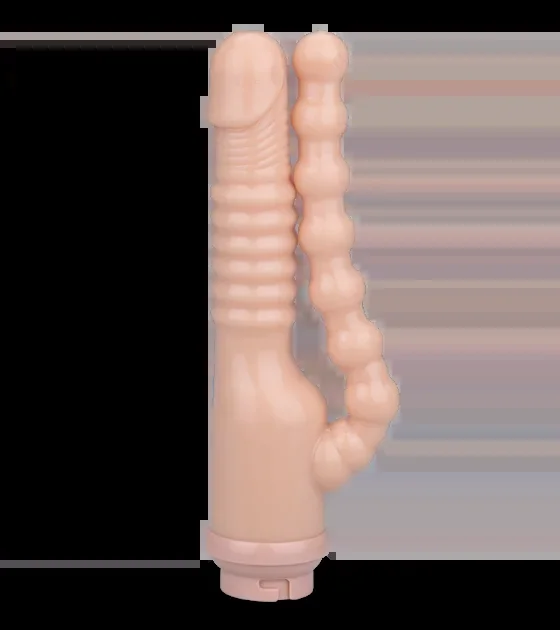 Doppeldildo-Aufsatz für Fickmaschine