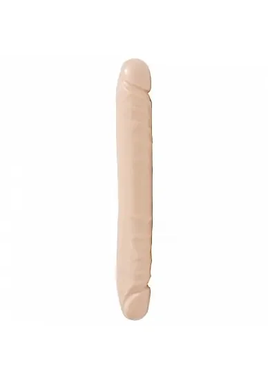 Doppeldildo mit Adern – hautfarben hell ca. 30cm
