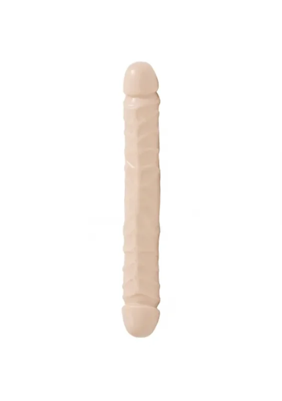 Doppelseitiger Dildo – hautfarben