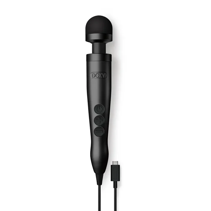 Doxy 3 USB-C Wand Vibrator – Schwarz