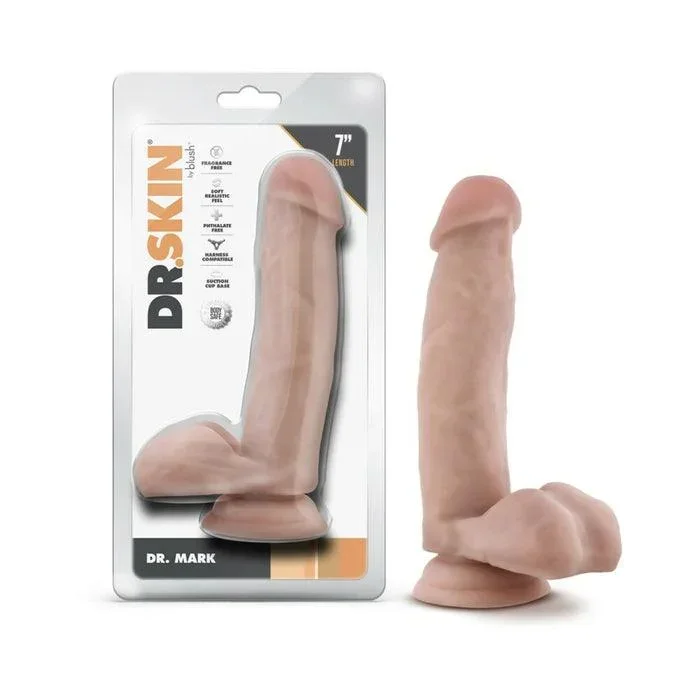 Dr. Skin – Dr. Mark 7 Inch Dildo – Beige