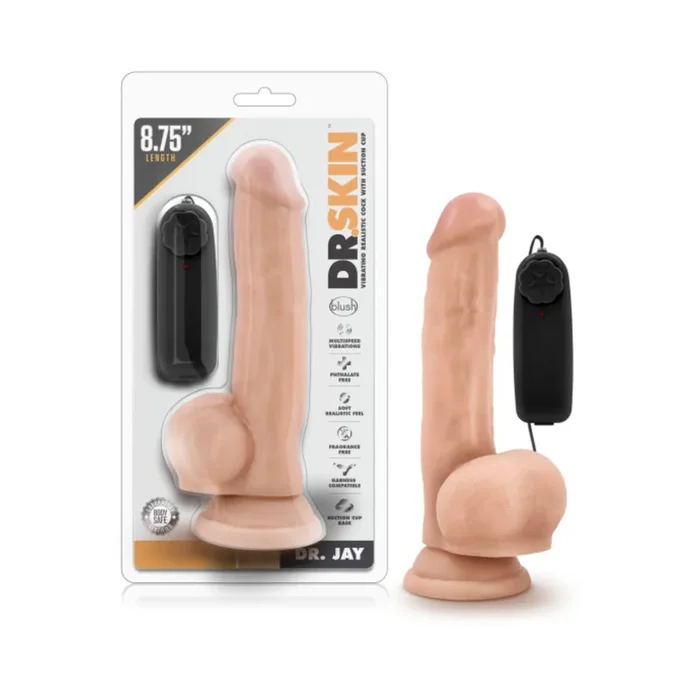 Dr Skin Dr Jay Vibe Cock W/suction Van