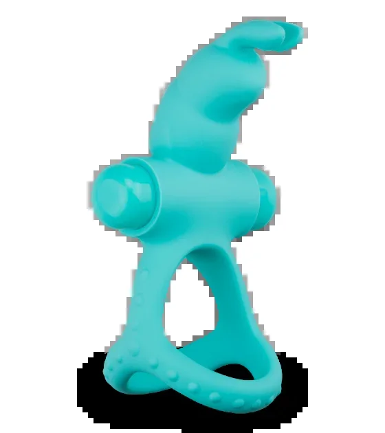 Dreifach-Penisring aus Silikon mit Klitorisvibrator Passionate
