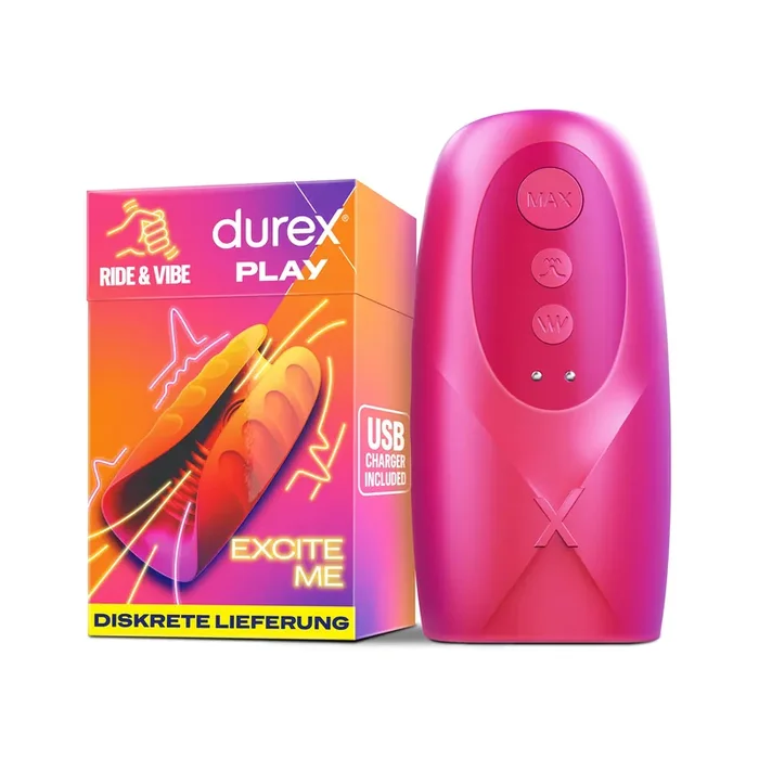 Durex – Play Ride &Vibe Sensorial Masturbator – Pink