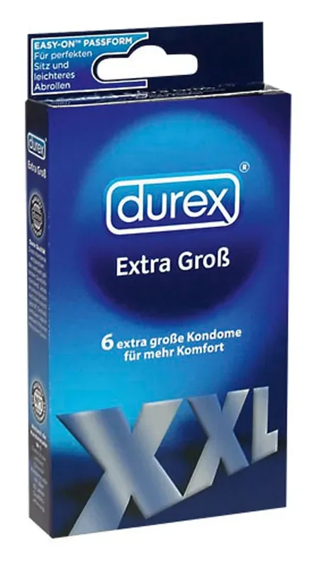 Durex XXL Kondome – 6 Stück