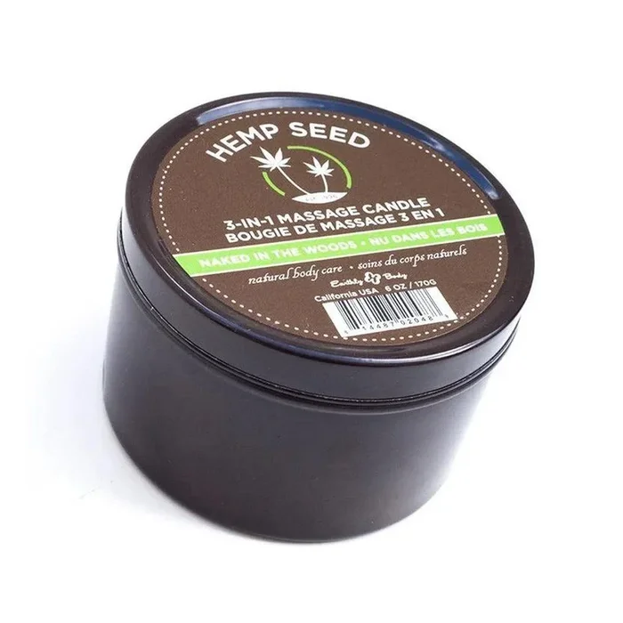 Earthly Body 3-In-1 Massage Candle, Naked In The Woods