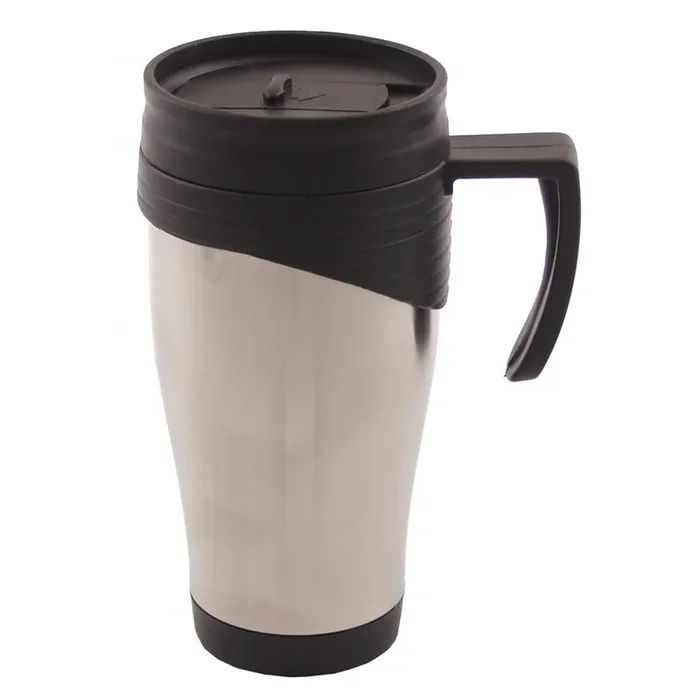 Edelstahl Tasse mit Deckel