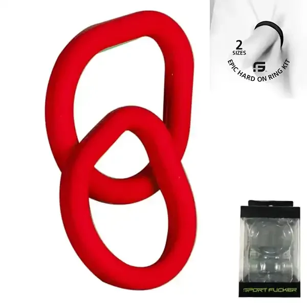 Elastisches Penisring-Duo