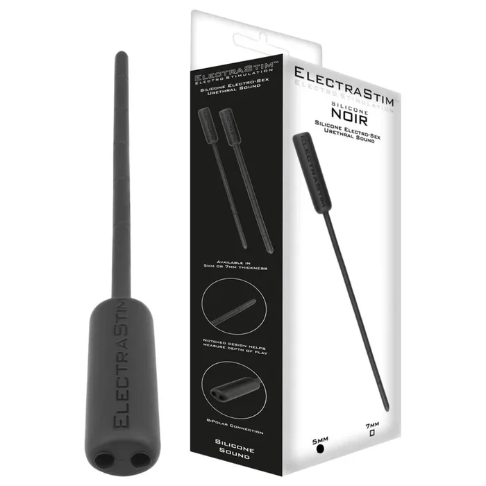 ElectraStim Silicone Noir Flexible Electro-Sound 5mm