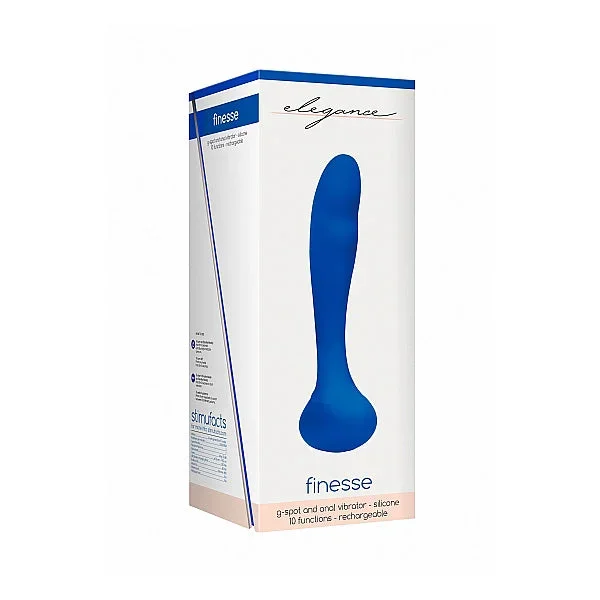 Elegance G-Spot And Prostate Vibrator Finesse Blue