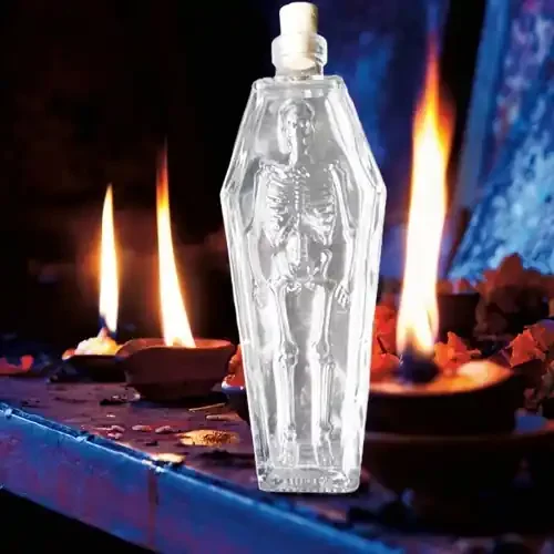 Elixierflasche Sarg mit Korken