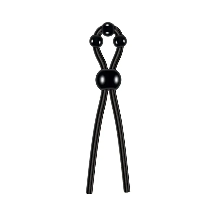 Evolved – Ultimativer Silikon-Lasso-Penisring – Schwarz