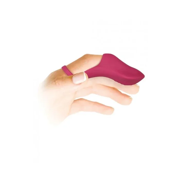 Evolved Frisky Finger Rechargeable Bullet – Burgundy