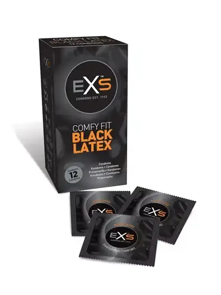 EXS Black Fantasy Kondome – 12 Stück